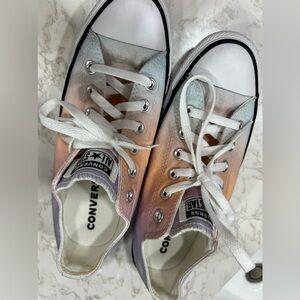 Ombré dip dyed converse low top